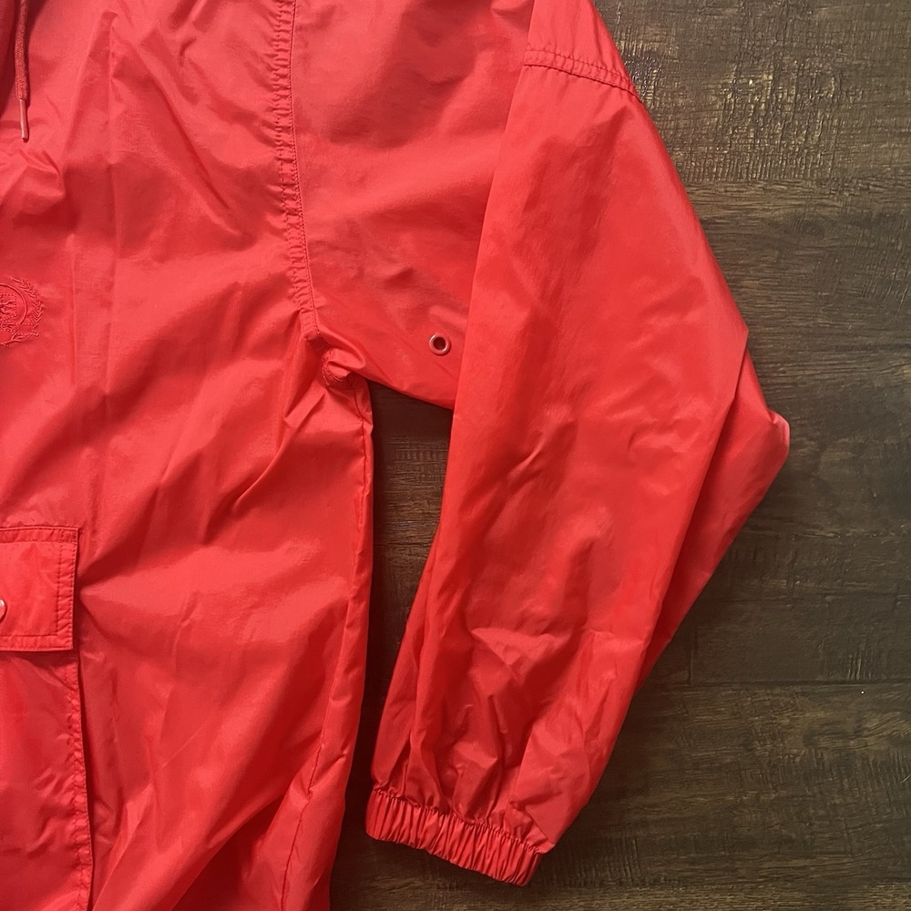 vintage 90s Totes Red windbreaker jacket In A Bag Med Womens Mens Y2K 1/2 Zip - Picture 5 of 11